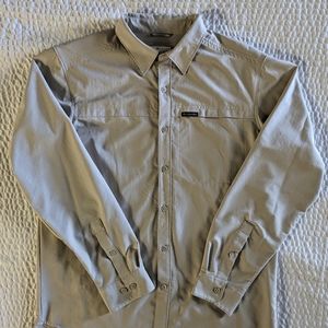 Columbia Men's Long Sleeve Medium Cream